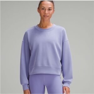 Lululemon Perfectly Oversized Softstreme Pullover in Dark Lavender - size 4